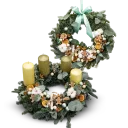 Christmas set of wreaths